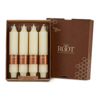 **OUT OF STOCK** 7" Grecian Collenette Ivory Box of 4 Candles