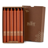 Smooth 9" Arista™ Rust  Box of 12 Candles