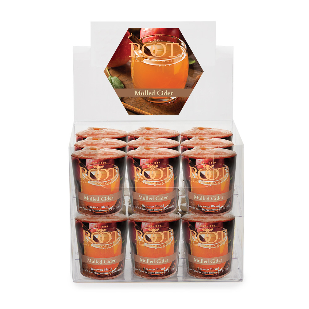 Mulled Cider 20 Hour Beeswax Blend Votive Candles