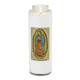 Front of candle. Our Lady of Guadalupe is a powerful symbol of faith. Her image is associated with everything from motherhood to feminism to social justice.