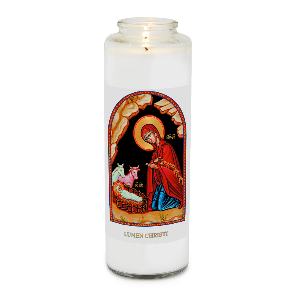 Lumen Christi Prayer 7 Day Meditation Candle - Root Candles USA