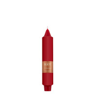 7" Smooth Collenette Red Single Candle
