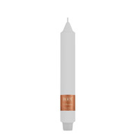 9" Smooth Collenette White Single Candle