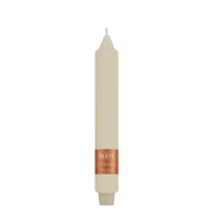 9" Smooth Collenette Ivory Single Candle