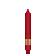 9" Smooth Collenette Red Single Candle