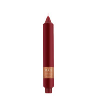 9" Smooth Collenette Garnet Single Candle