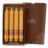 9" Smooth Collenette Butterscotch Box of 4 Candles