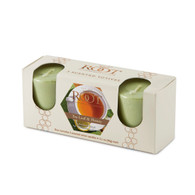 Tea Leaf & Honey 20 Hour Beeswax Blend Votive 3 Pack