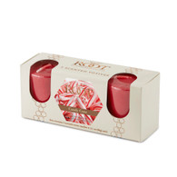 Candy Cane 20 Hour Beeswax Blend Votive 3 Pack