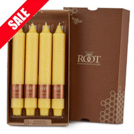 9" Timberline™ Collenette Yellow Box of 4 Candles