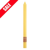 Smooth 12" Arista™ Yellow Single Candle