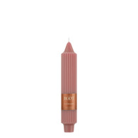 7" Grecian Collenette Dusty Rose Single Candle