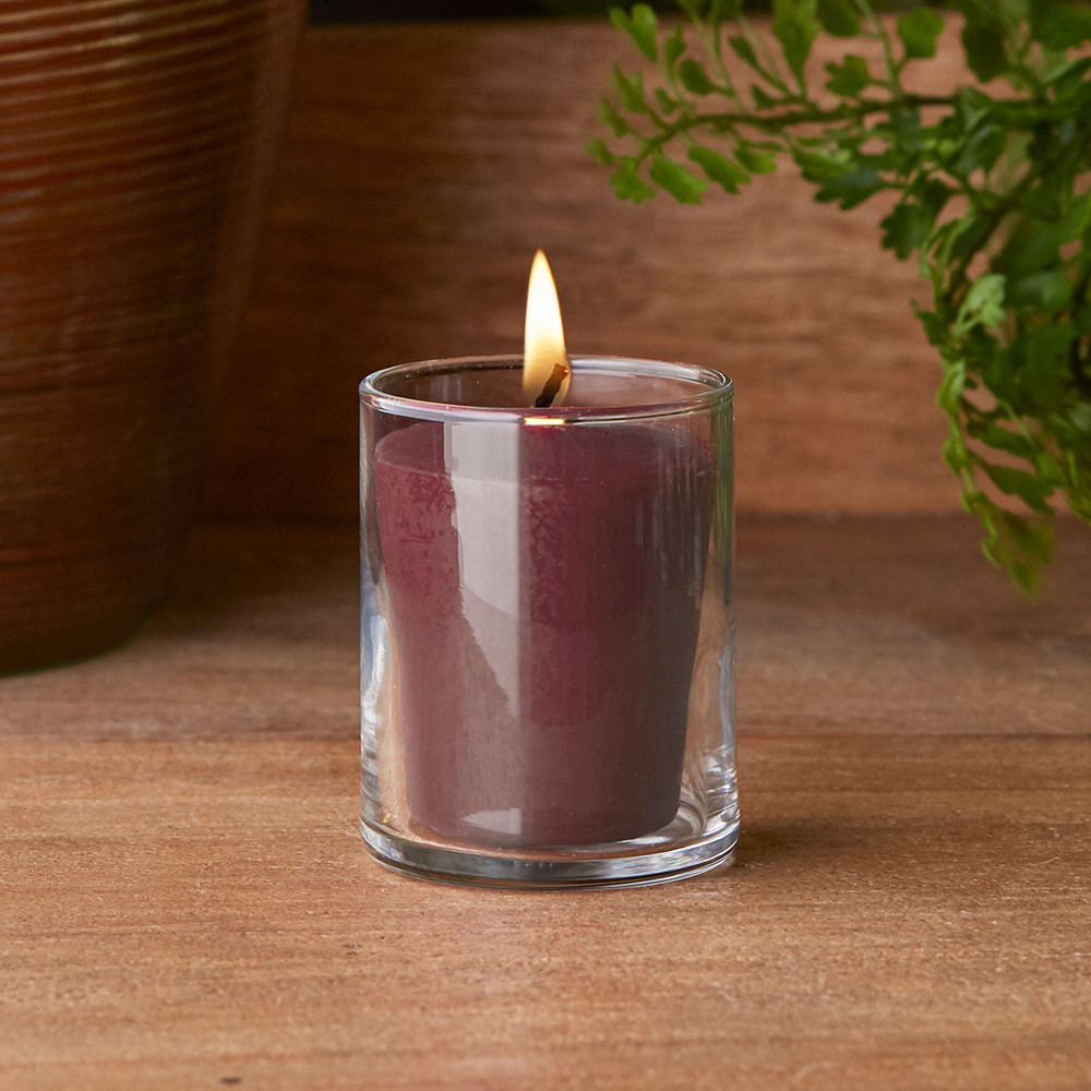 Midnight Dahlia 20 Hour Beeswax Blend Votive Box of 18