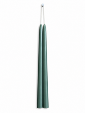 OUTLET SPECIAL Eucalyptus 18" Double Hung Dipped Taper Pair