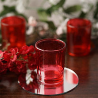 Votive Glass Red