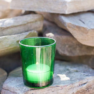 Votive Glass Green