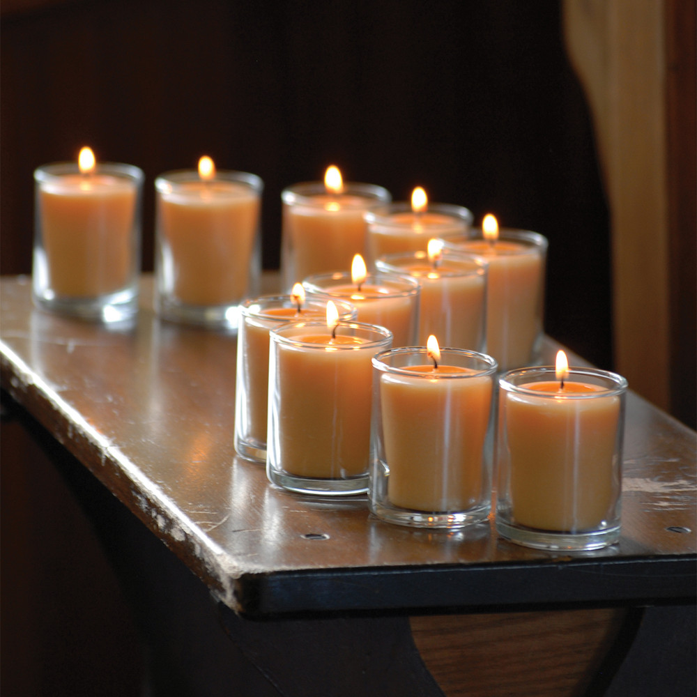 Clear Glass Votive Candle Holder