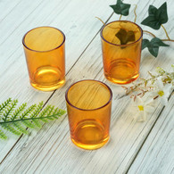 Votive Glass Amber