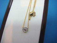 Diamonds By The Yard Solitaire 0.30 Carat Necklace