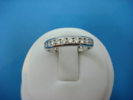 PLATINUM 1 CARAT T.W. CHANNEL SET ETERNITY BAND COMFORT FIT