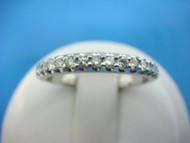 0.40 CT T.W. Diamond Wedding-Anniversary Band Low Set Share Prongs.