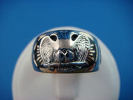Antique 14k Yellow Gold Masonic Men's Ring-Band