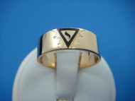 Masonic Vintage 14k Yellow Gold Ring-Band