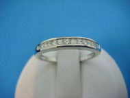 Elegant 0.30 Carat T.W. Princess Cut Thin Wedding Band.