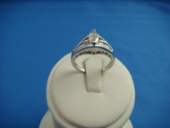 Platinum Marquise and Baguette 1 CTTW Diamond Engagement Ring