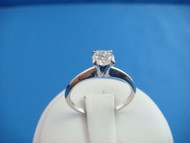 Striking Diamond Solitaire Vintage Engagement Ring 0.40 Carat