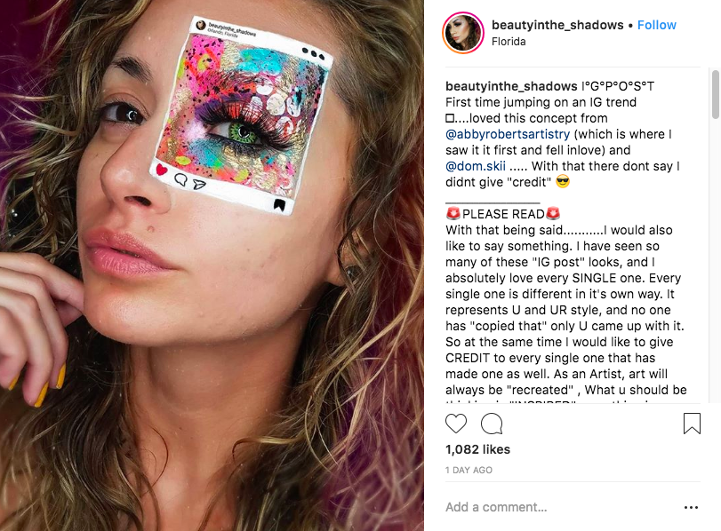 a new beauty trend instagram vs real life makeup was all over the social media platform the trend involves creating a makeup look on one part of the - 22 influencer makeup you follow instagram regularly cosmopolitan