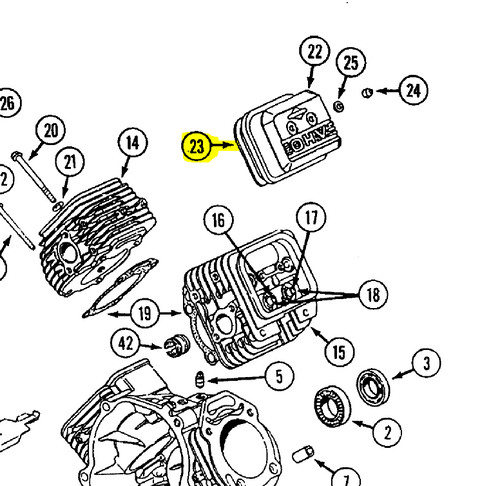 806039S – GASKET, ROCKER COVER