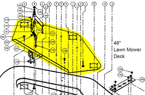 10834 } 108341 PLATE DECK SUPPORT 4