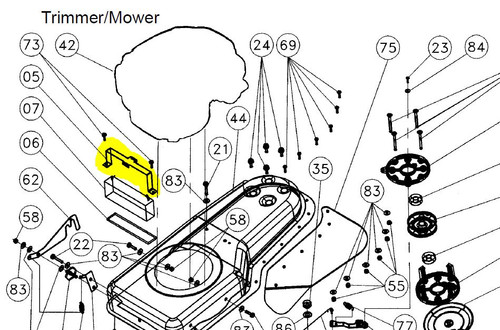 14385 } 143851 BATTERY BRACKET TR2