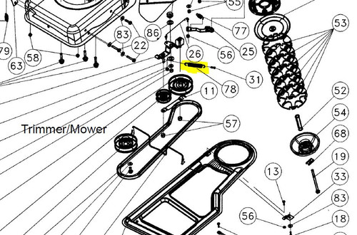 14394 } 143941 CLUTCH ARM RETURN SPRING