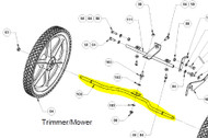 14750 } 147501 AXLE ASSEMBLY W/THRE