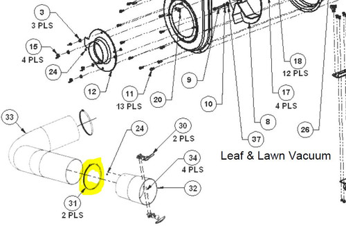 18696 } 186961 CLAMP 6 IN HOSE LLV