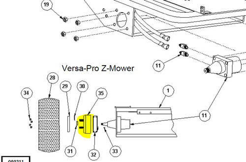 21072 } 210721 WHEEL MOTOR DRUM