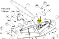 22649 } 226491 DECK BRACKET FRONT L