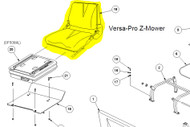 22761 } 227611 SEAT ASSEMBLY GRAY V