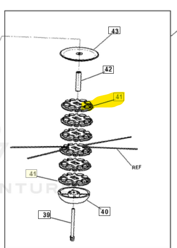 23515 } 235151 LINE SPACER PLATE