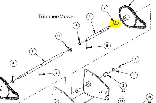 32167 } 321671 BEARING SLEEVE 1/2 X