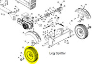 33762 } 337621 WHEEL 22 28 34TON WH