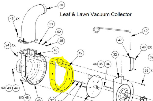 34238 } 342381 LINER HOUSING IMPELL