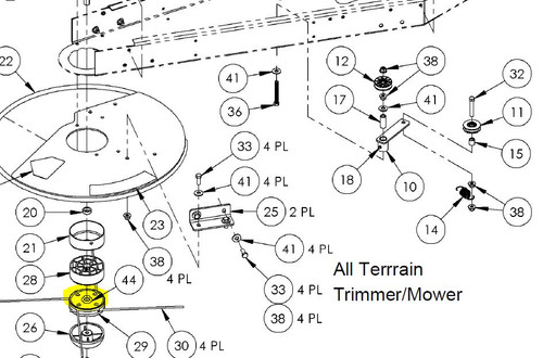 34403 } 344031 ADAPTER CORD PLATE
