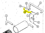 C20468 - CLAMP MUFFLER ASSY 1.44 TUB