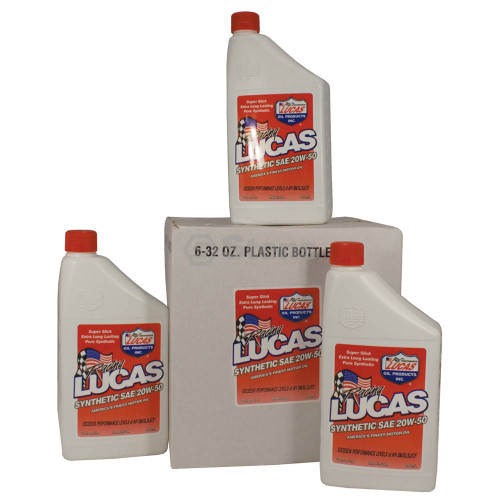 051-555 } Synthetic Motor Oil / SAE 20W-50 Oil, 6 Blts/1 Qt