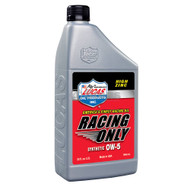 051-706 } High Performance Racing Only Synthetic Oil / SAE 0W-5, Case Of 6 Quarts