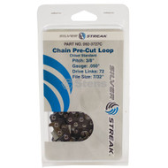 092-3727C } Chain Loop Clamshell 72 DL / 3/8", .050, Chisel Standard