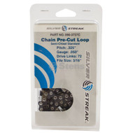 096-3727C } Chain Loop Clamshell 72 DL / .325", .050, S-Chisel Standard
